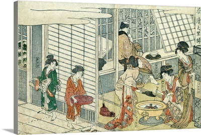 House Of Ichizuke By Kitagawa Utamaro