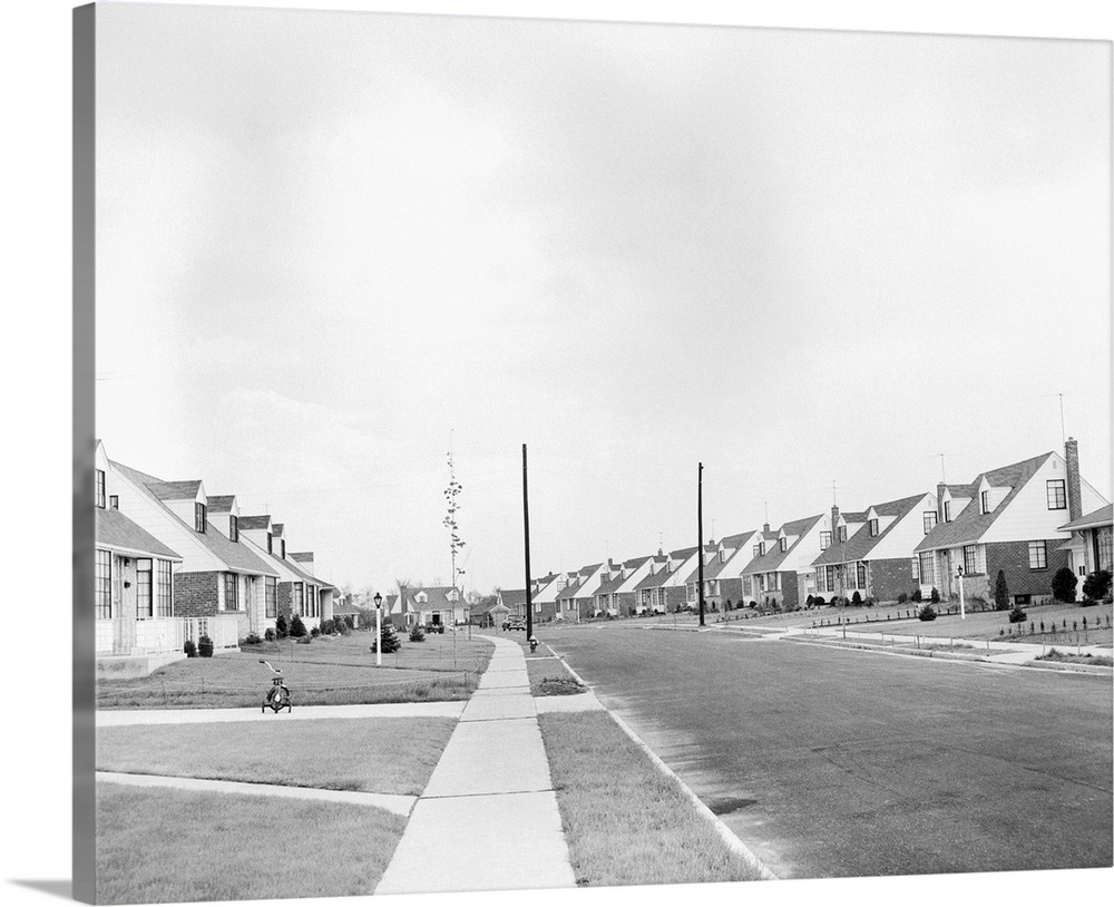 5/14/1954-Long Island, NY: Houses. Levittown, Long Island. New York. May 14, 1954