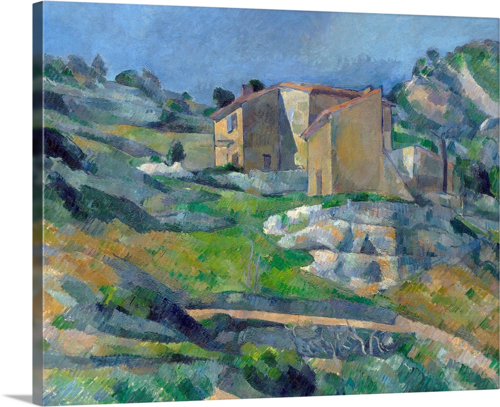 Paul Cezanne (French, 1839-1906), Houses in Provence: The Riaux Valley near L'Estaque, 1883, oil on canvas, 65 x 81.3 cm (...