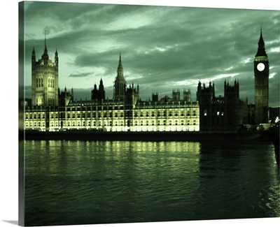 Houses of Parliament and Big Ben in London, England