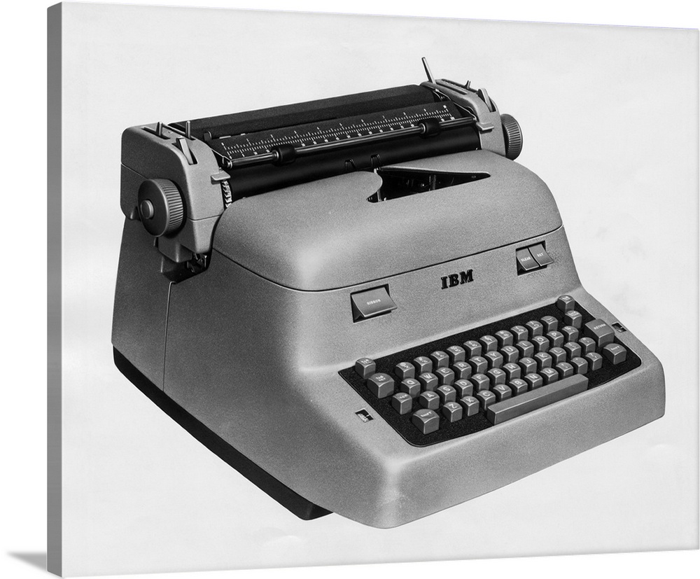 The standard IBM Electric Typewriter, similar to the Magic Typewriter used on The Big Surprise.