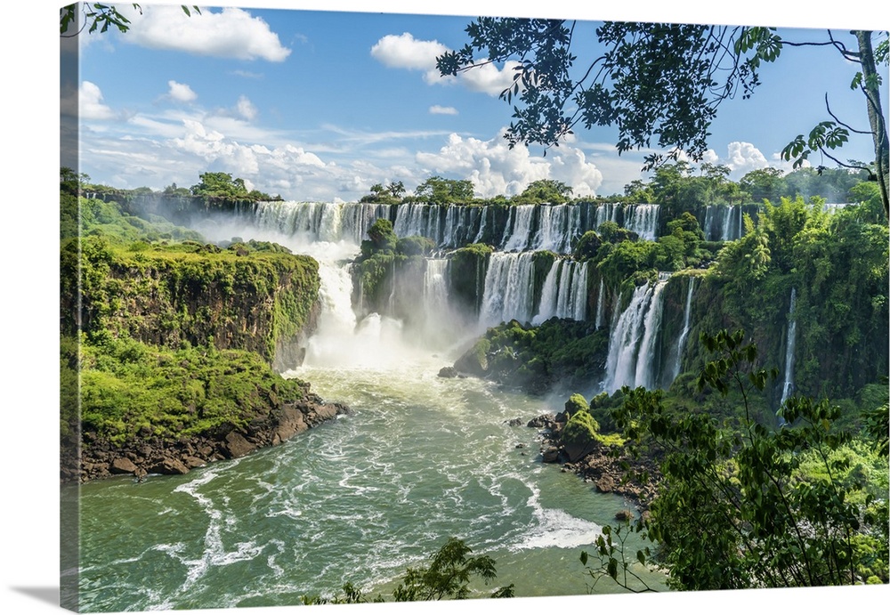 Part of The Iguazu Falls in Argentina's Misiones province.