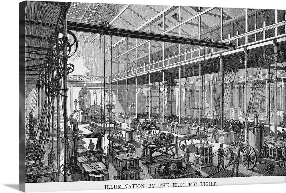 The shops of Sautter and Lemonnier were one of the first industries in Paris to convert from gas lamp illumination to elec...