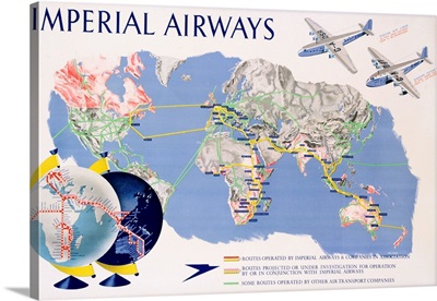 Imperial Airways Poster By James Gardner