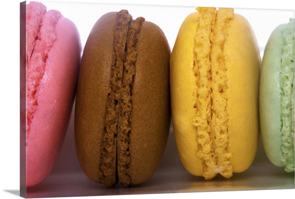 Imported gourmet French macarons (macaroons)