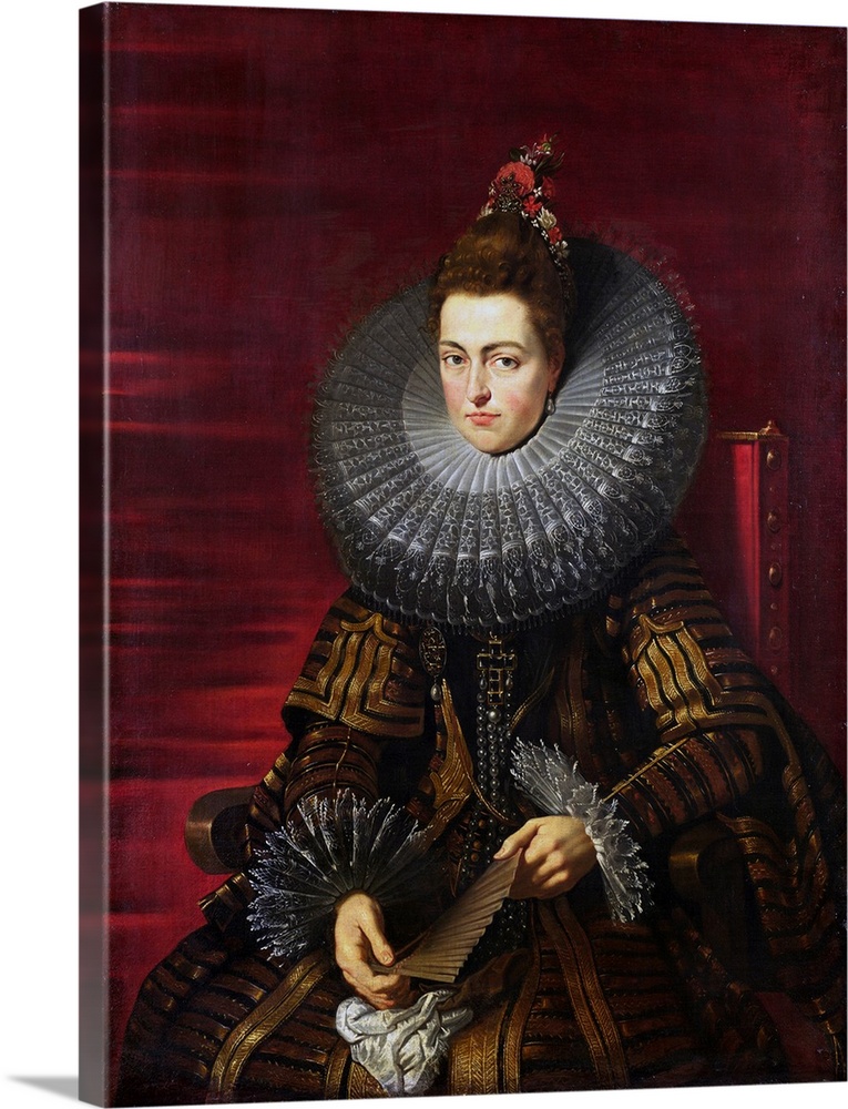 Infanta Isabella Clara Eugenia, Regent Of The Netherlands By Peter Paul Rubens