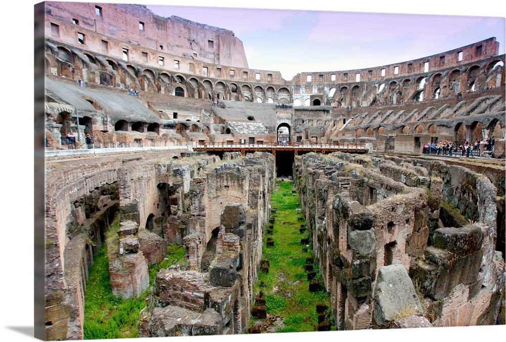 Ancient Roman famous landmark.