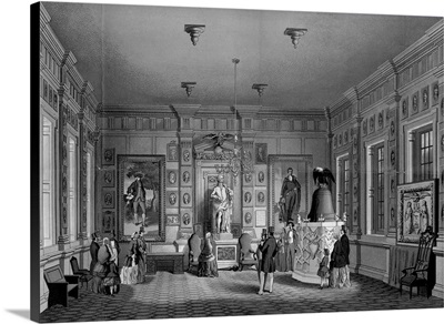 Interior View Of Independence Hall, Philadelphia By M. Rosenthal