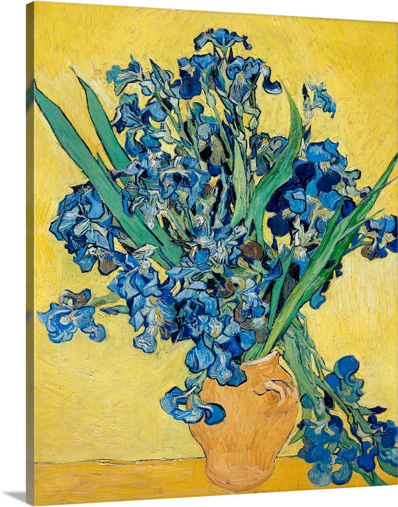Vincent van Gogh (French, 1853-1890), Irises, 1890, oil on canvas, Van Gogh Museum, Amsterdam.
