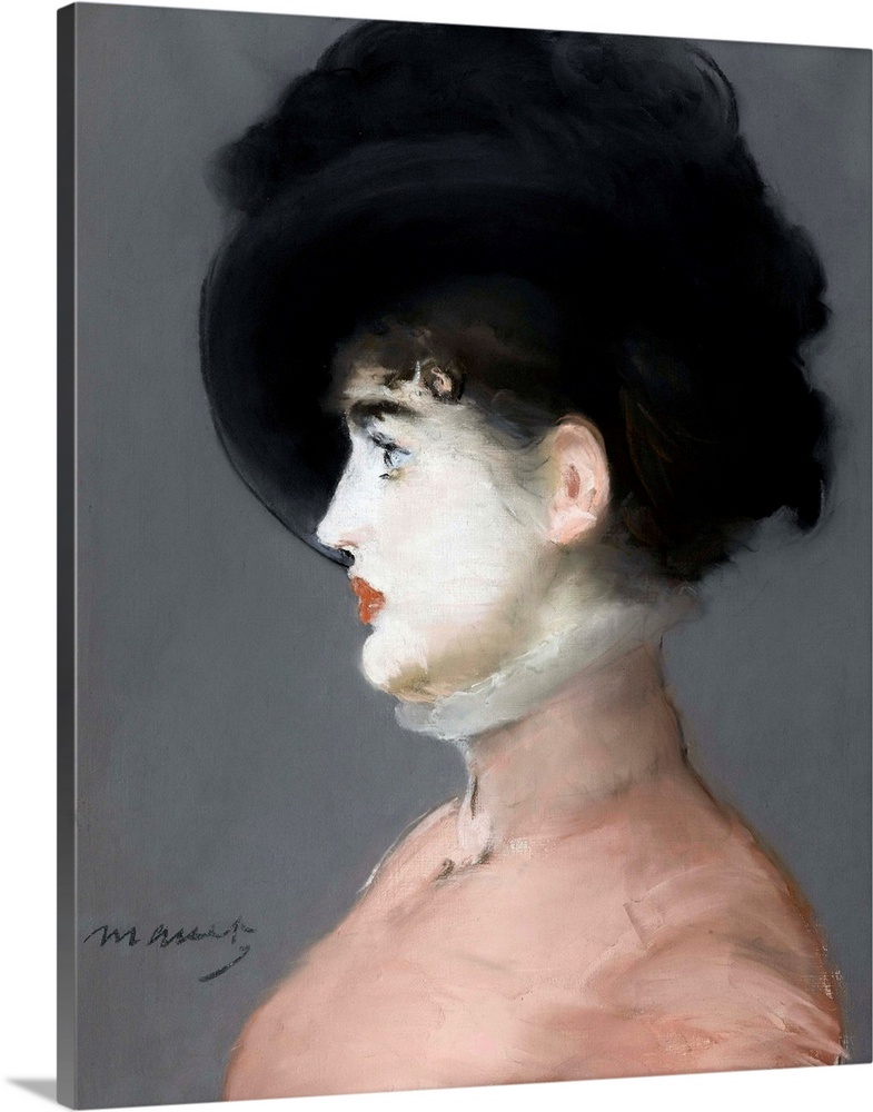 Edouard Manet, Irma Brunner, pastel on paper, c. 1880, 53 x 44 cm (20.9 x 17.3 in), Musee d'Orsay, Paris.