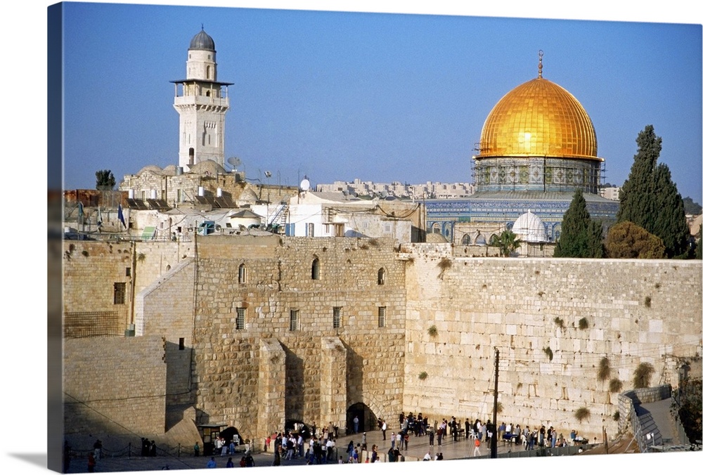 Israel, Jerusalem, Western Wall and The Dome of The Rock