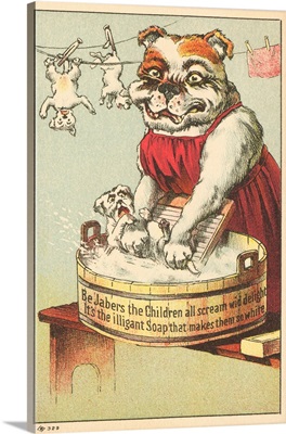 It's The Illigant Soap That Makes Them So White Trade Card