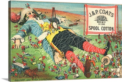 J. and P. Coats Spool Cotton Trade Card