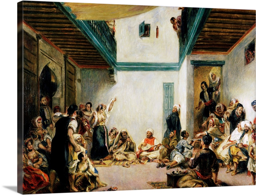 Jewish Wedding In Morocco  After Eugene Delacroix