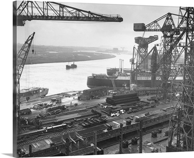 John Brown's Shipyard On The Clyde