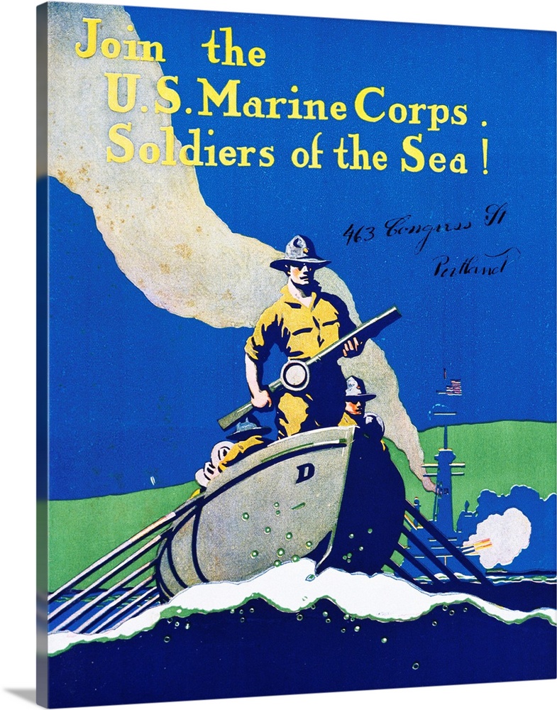 Join The U.S. Marine Corps. Recruiting Poster