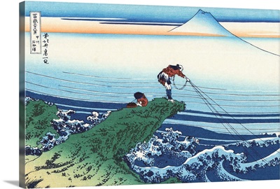 Kajikazawa In Kai Province By Katsushika Hokusai