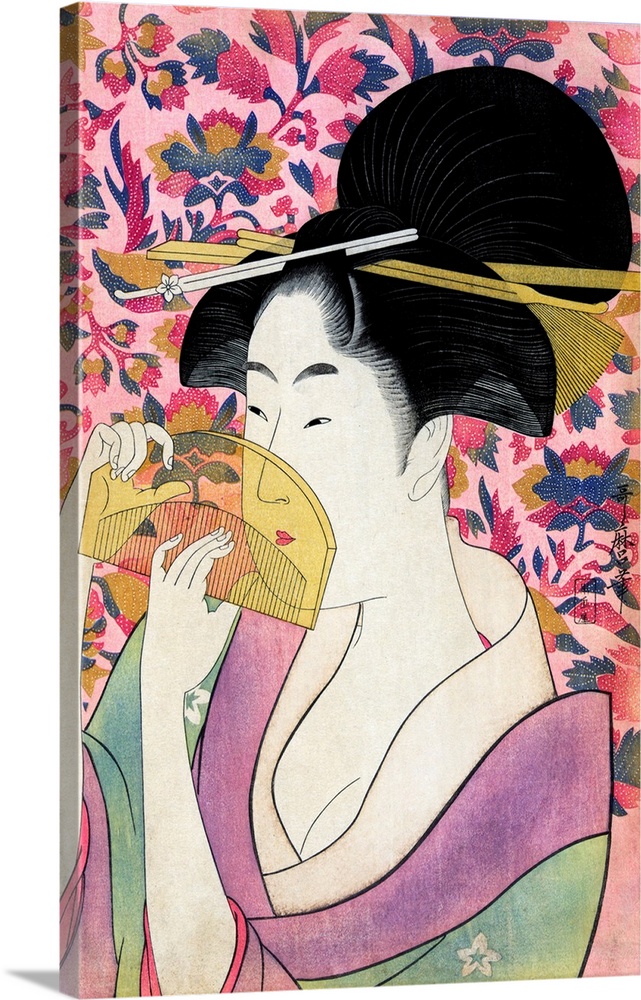 Ukiyo-e woodblock print, circa 1780s, private collection.