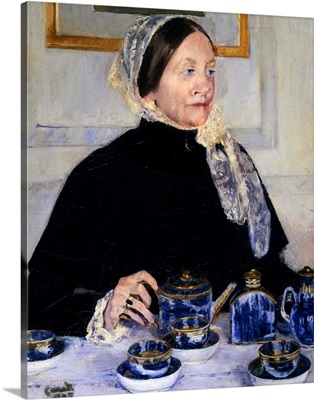 Lady At The Tea Table By Mary Cassatt