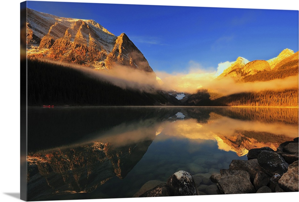 Reflection of Lake Louise. Banff National Park