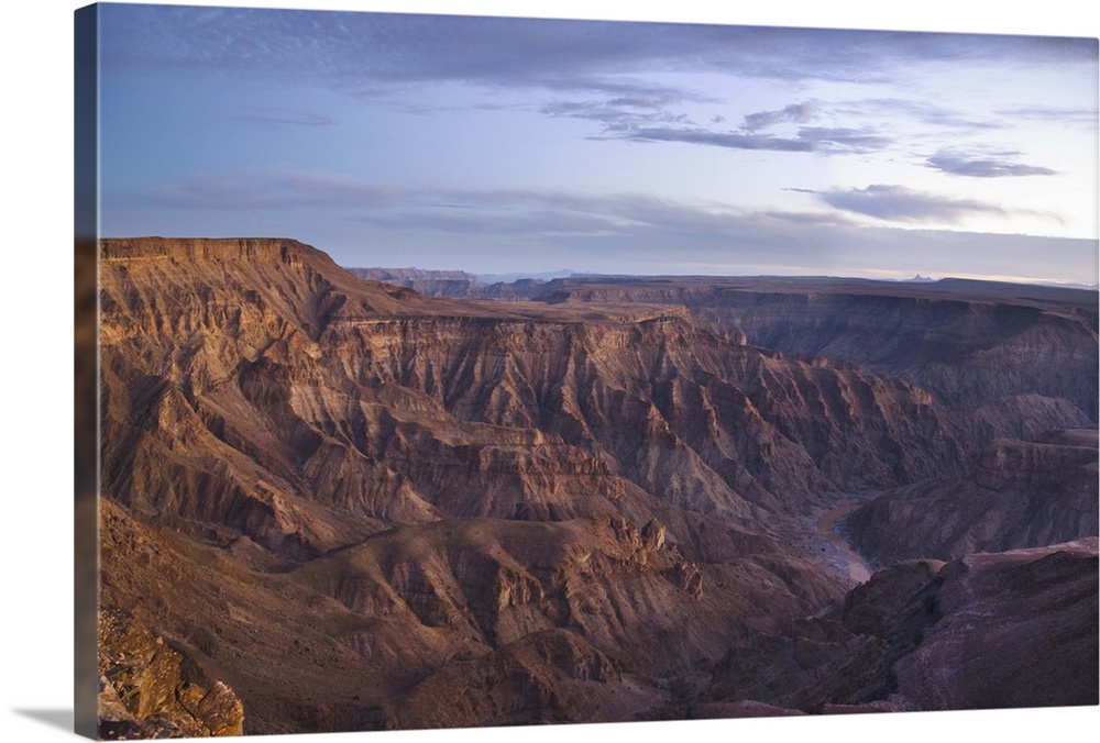Landscape with desert canyon and river, Fish River Canyon, Karas Region, Namibia