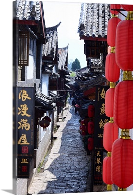 Lanterns on Lijiang street, China