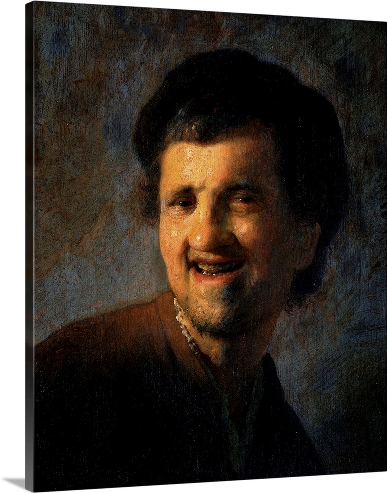 Laughing Young Man (formerly Self-Portrait). 1630. Oil on canvas. Rijksmuseum, Amsterdam, Netherlands.
