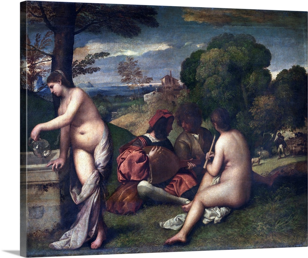 1509. Oil on canvas, Musee du Louvre, Paris, France.