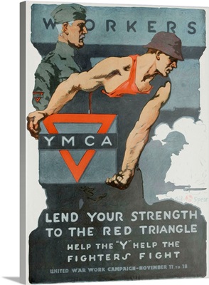 Lend Your Strength To The Red Triangle Poster