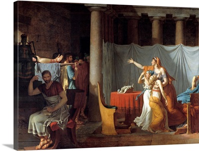 Lictors Bearing to Brutus the Bodies of his Sons by Jacques-Louis David
