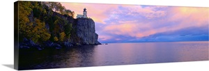 Lighthouse from 1905 at Split Rock, Lake Superior, Two Harbors, Minnesota image thumbnail