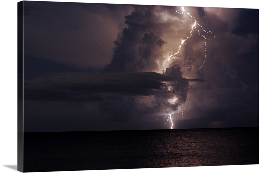 Storms brew off shore from Sarasota.  I have been wanting to do this for a while.