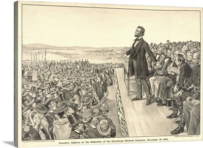 Lincoln's Address At The Dedication Of The Gettysburg National Cemetery