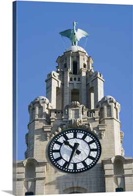 Liver Building in Liverpool, England