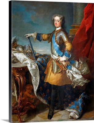 Louis XV, King Of France And Navarre By Jean-Baptiste Van Loo