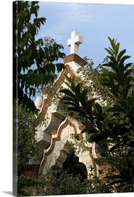 Low angle view of a church, Cancun, Mexico
