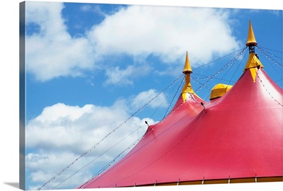 Low Angle View Of A Circus Tent Roof