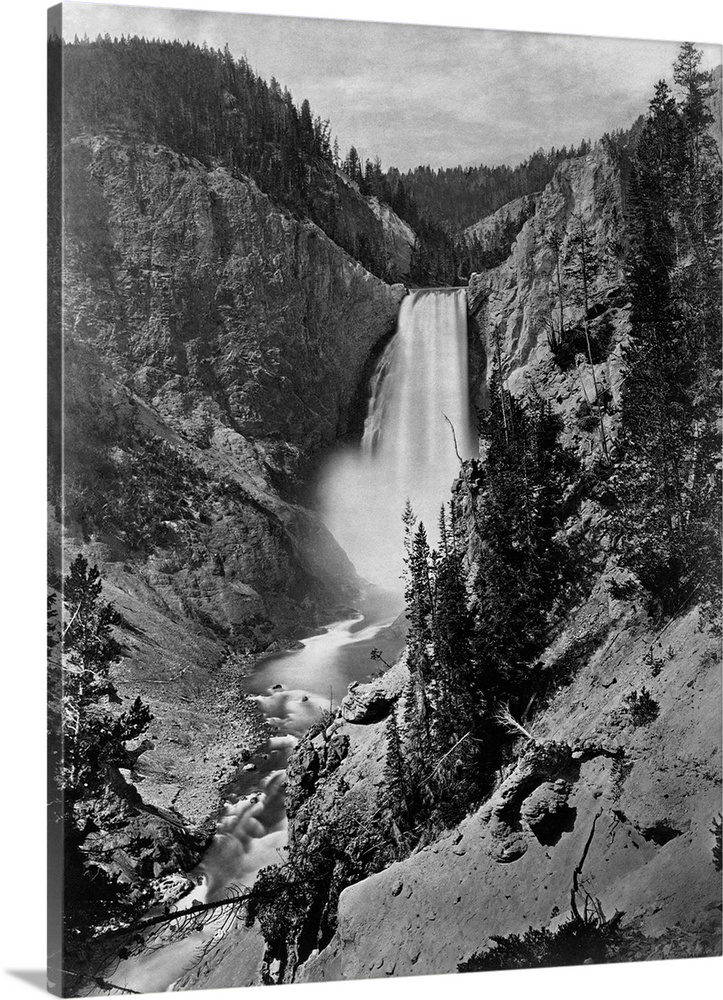 Lower Falls In The Grand Canyon Of The Yellowstone