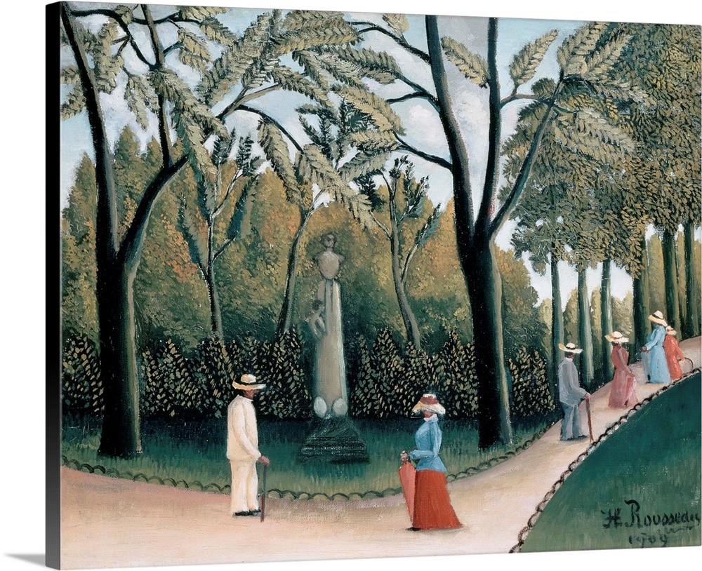 The Luxembourg Gardens Wall Art Poster Print Henri Rousseau 