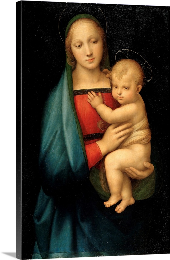 Madonna del Granduca (Grand Duke's Madonna) by Raffaello Sanzio - Raphael (1483-1520), 1504 86x56 cm Palazzo Pitti, Floren...