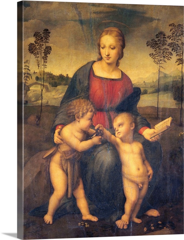 Madonna Of The Goldfinch | Great Big Canvas