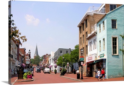 Main Street, Formerly Church Street, Annapolis, Maryland, USA