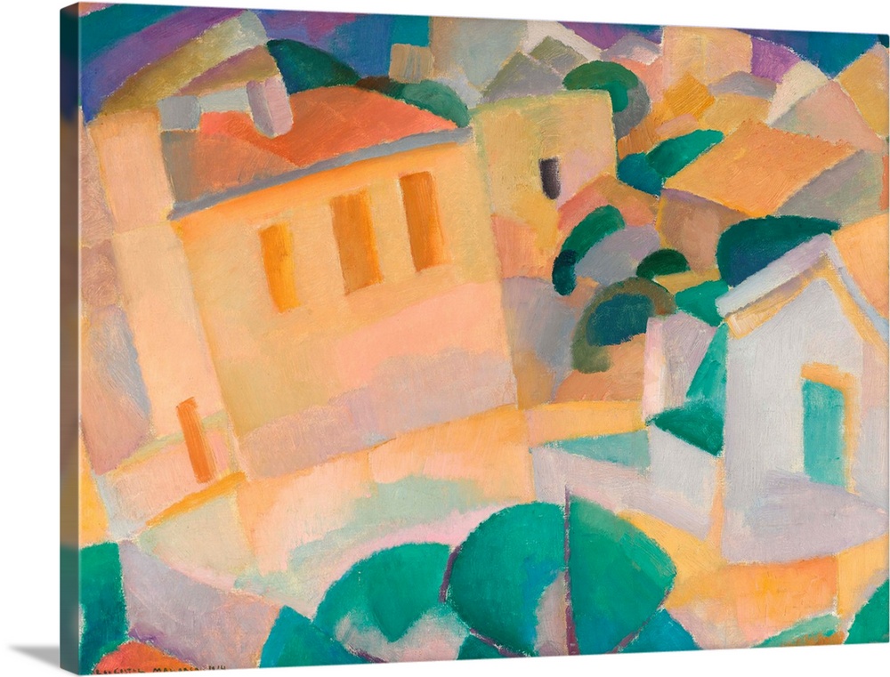 Leo Gestel (Dutch, 18811941), Mallorca, Terreno, 1914, oil on canvas, 58.9 x 77.5 cm (23.2 x 30.5 in), Gemeentemuseum Den ...