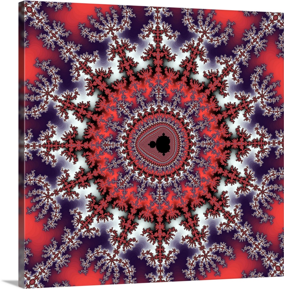 Mandelbrot fractal. Computer-generated image derived form a Mandelbrot Set.