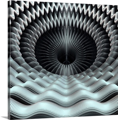 Mandelbulb fractal. A three-dimensional analogue derived from a Mandelbrot Set.