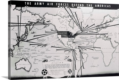 Map of American Routes