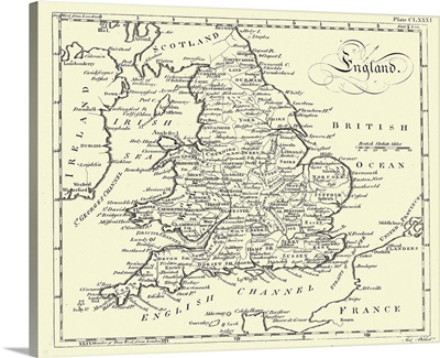 Map of England