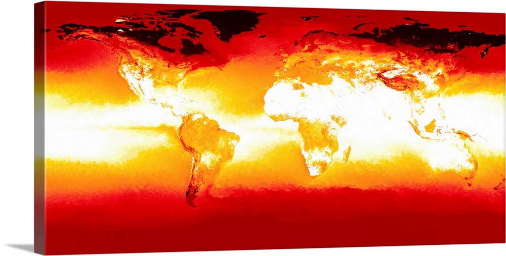 Map of global heat