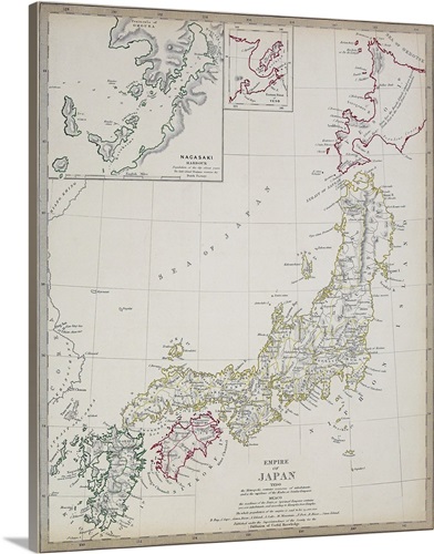 Map of Japan | Great Big Canvas