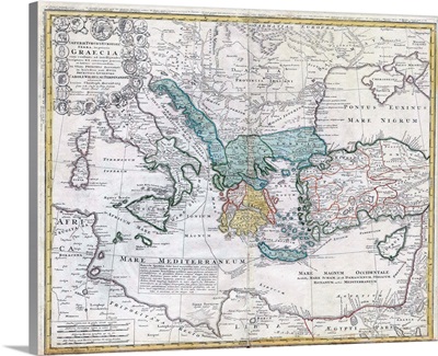Map Of The Ancient Greek World